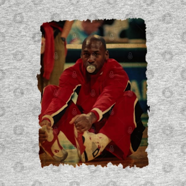 Michael Jordan with Bubble Gum Vintage by CAH BLUSUKAN